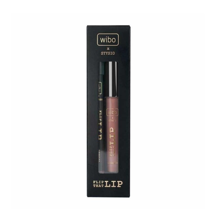 WIBO X STYSIO FLIP THAT LIP SET YOUR NEXT NUDE