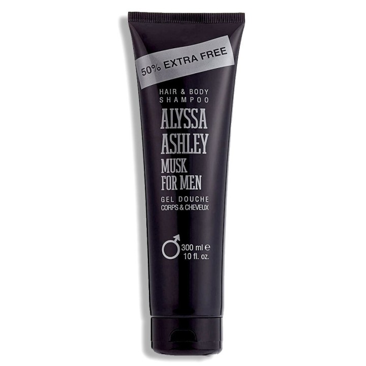 ALYSSA ASHLEY MUSK FOR MEN HAIR & BODY SHAMPOO 300 ML